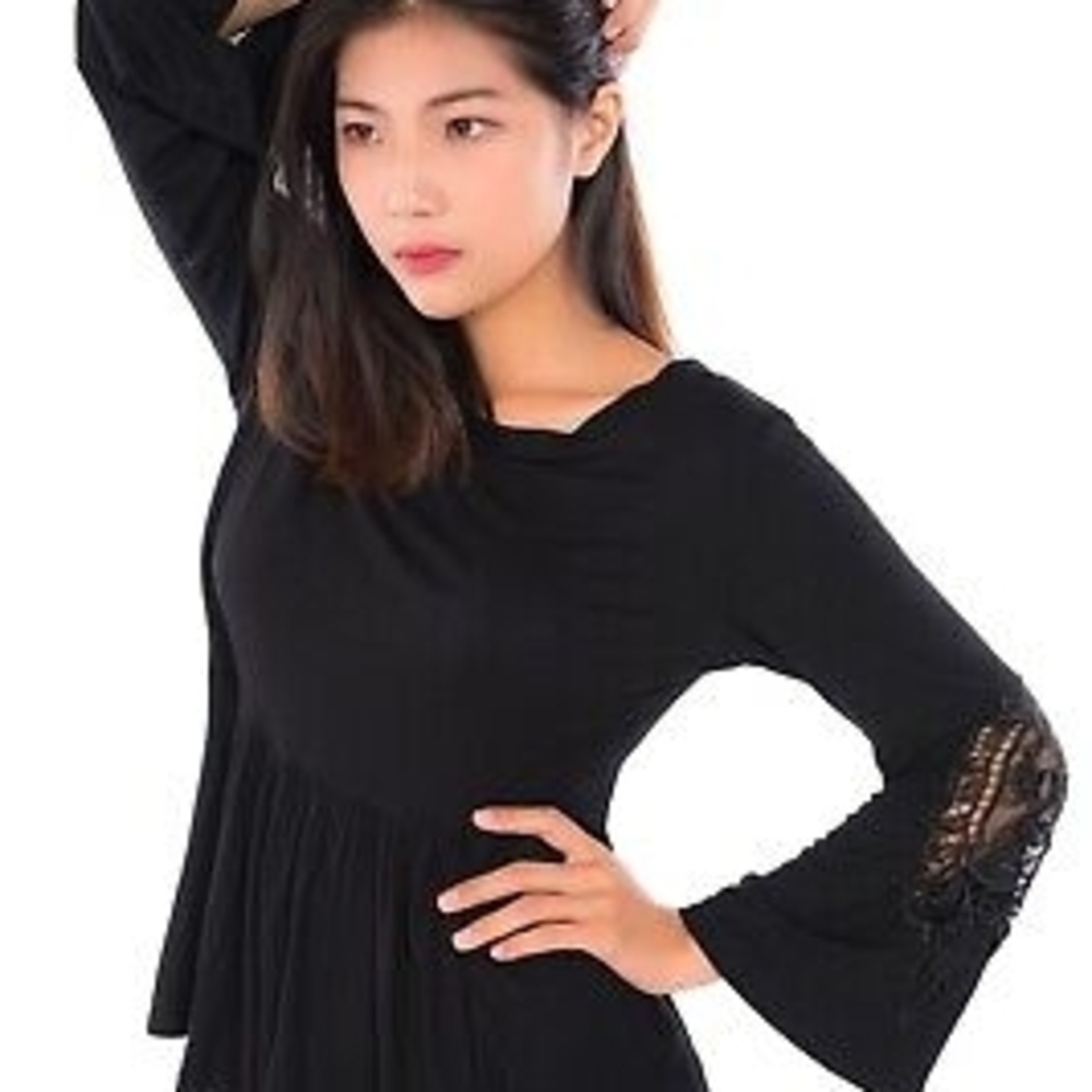 Elegant Black Women's Top